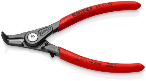 KNIPEX(クニペックス) 3-10mm 軸用スナップリングプライヤー/90゚(ストッパー付) 4941A01
