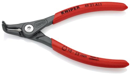 KNIPEX（ｸﾆﾍﾟｯｸｽ） 10-25mm 軸用精密スナップリングﾌﾟﾗｲﾔｰ90ﾟ 4921A11