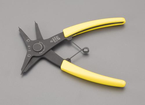 マルト長谷川工作所(KEIBA) 2-9/6-9mm 内外兼用スナップリングプライヤー S-025N