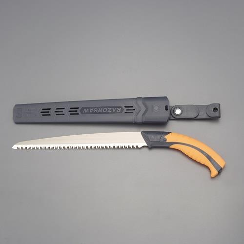 玉鳥産業(RAZORSAW) 470mm/300mm 剪定鋸(替刃式・サヤ付) 7463