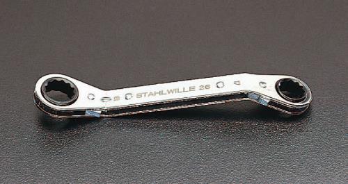 STAHLWILLE(スタビレー) 3/8” x 7/16” ラチェットめがね(オフセット型) 26A 3/8x7/16