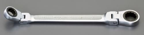 KTC(京都機械工具) 14x17mm/230mm ラチェットめがね(首振り型) MR1A-1417F