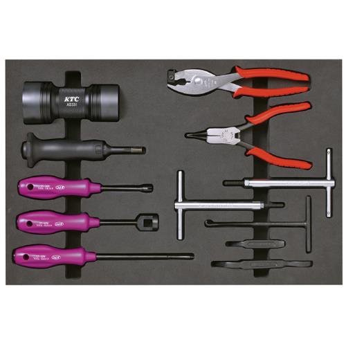 KTC(京都機械工具) メンテナンスツールセット(ドラムブレーキ用) ATBX12A
