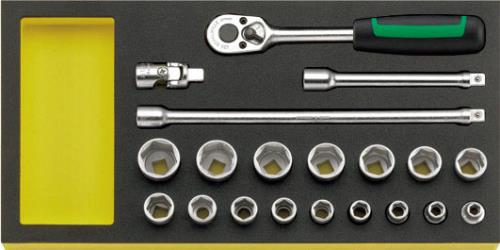 STAHLWILLE(スタビレー) 3/8”DR ソケットレンチセット TCS 456/16/4 MF