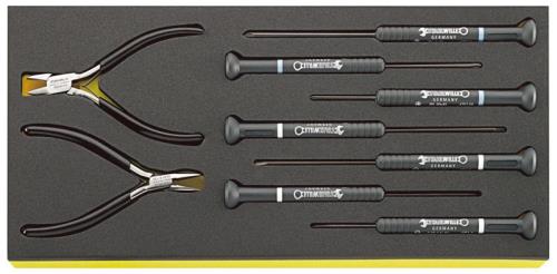 STAHLWILLE(スタビレー) 9本組 精密ドライバーセット TCS 4751/4752