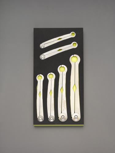 STAHLWILLE(スタビレー) 6本組 ユニオン ナットレンチ(ラチェット式) TCS 240/6