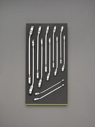 STAHLWILLE(スタビレー) 12本組 コンビネーションギアレンチ TCS 17/12