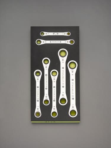 STAHLWILLE(スタビレー) 7本組 ラチェットメガネレンチ(メトリックサイズ) TCS 25/7