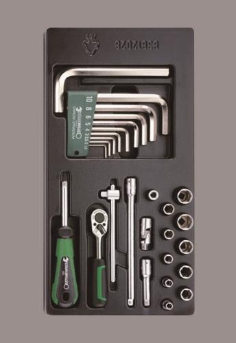 STAHLWILLE(スタビレー) 1/4”DR ソケットレンチセット ES 1/4”+10760CV