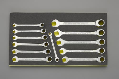 STAHLWILLE(スタビレー) 12本組 コンビネーションレンチ(ラチェット式) TCS WT 17/12