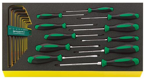 STAHLWILLE(スタビレー) 20本組 ドライバー・六角棒レンチセット TCS WT 4622-4650