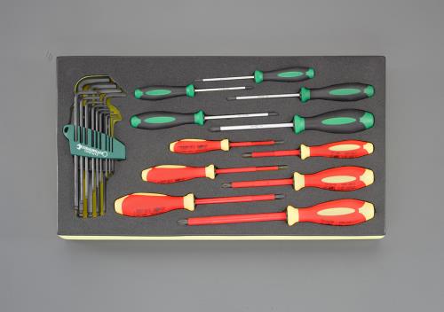 STAHLWILLE(スタビレー) 24本組 ドライバー・六角棒レンチセット TCS WT 4650-4665