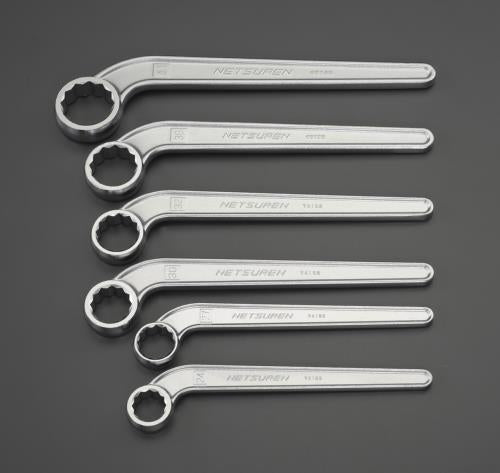 三木ネツレン 6本組 片口めがねレンチ EA613NA