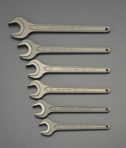 三木ネツレン 6本組 片口スパナ(強力型) EA613NB