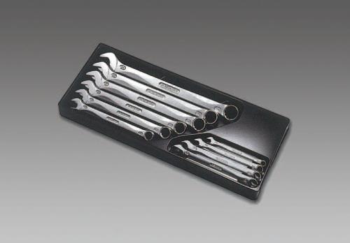 旭金属工業(ASAHI) 10本組/ 8 -24mm 片目片口スパナ CLS100