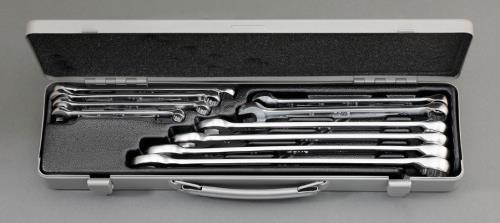 TONE(トネ) 10本組/8-22mm 片目片口スパナ CS100