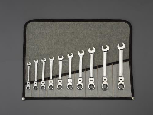 SIGNET(シグネット) 10本組 コンビネーションギアレンチ(首振) EA614LK-1