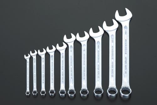 STAHLWILLE(スタビレー) 10本組/1/4”-3/4”片目片口スパナ 13A/10KT