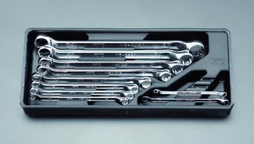 KTC(京都機械工具) 10本組/5.5-27mm 両口めがねレンチ TM510