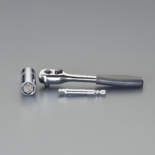 ESCO(エスコ) 1/4”DR/ 6-14mm ユニバーサルソケットセット EA617A-141