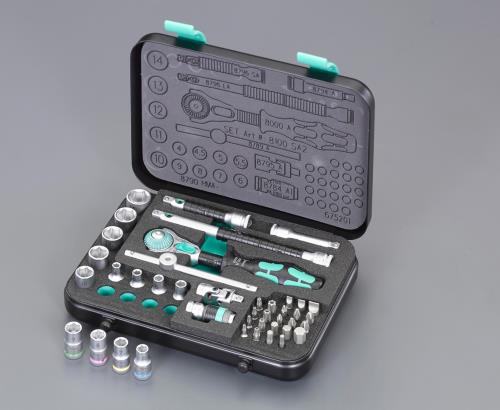 Wera(ヴェラ) 1/4”DR ソケットレンチセット(ZYKLOP) 003533