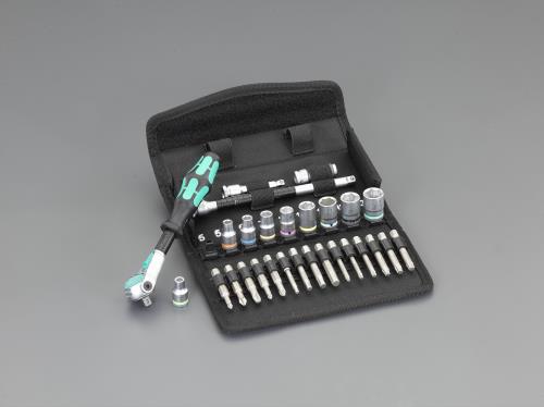 Wera（ヴェラ） 1/4”DR ソケットレンチセット(ZYKLOP) 004016