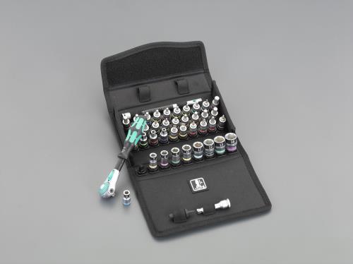 Wera(ヴェラ) 1/4”DR/42点 ソケットレンチセット(ホールド機能付) 003755