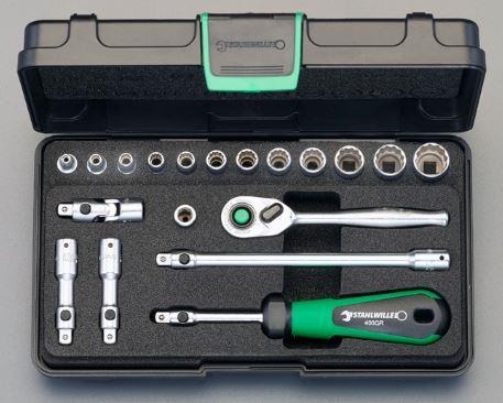 STAHLWILLE(スタビレー) 1/4”DR ソケットレンチセット 40AD/12/7QRSKN