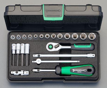 STAHLWILLE(スタビレー) 1/4”DR ソケットレンチセット 40/44/17/5QRKN