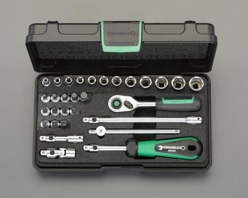 STAHLWILLE(スタビレー) 1/4”DR ソケットレンチセット 40/24/6QRKN