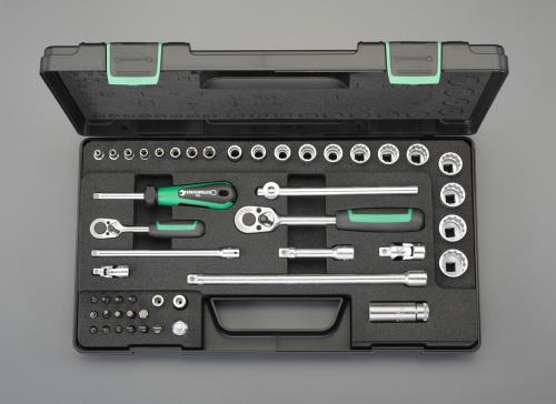 STAHLWILLE(スタビレー) 1/4”・3/8”DR ソケットレンチセット 40/45/36/12KN