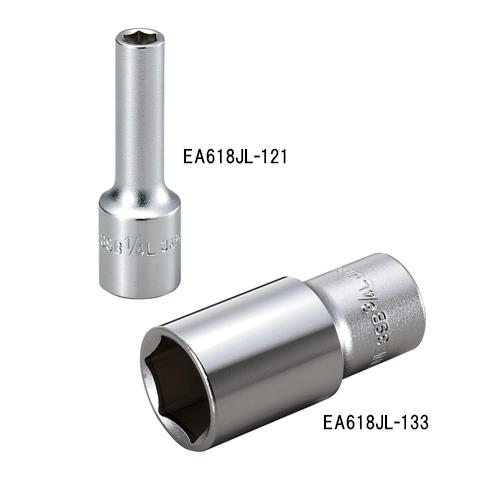 TONE(トネ) 3/8'DRx 9/16' ディープソケット(六角) 3SB-18L