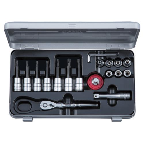 KTC(京都機械工具) 3/8'DR T型&E型トルクスビットソケットレンチセット TBT319HTX