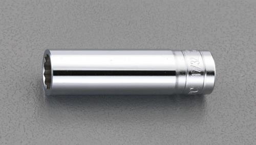 KTC(京都機械工具) 3/8'DRx 1/4 ' ディープソケット(十二角) B3L-1/4W