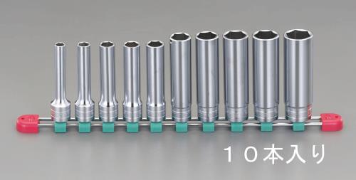 KTC(京都機械工具) 1/2'DR ディープソケットセット TB4L10E