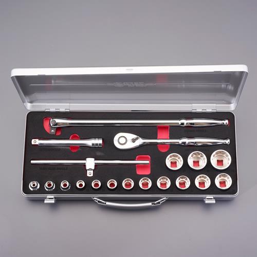 KTC(京都機械工具) 1/2'DR ソケットレンチセット(19個組) TB415W