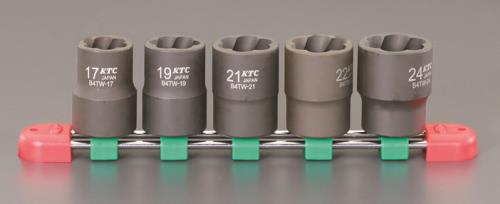 KTC(京都機械工具) 1/2'DR ツイストソケットセット TB4TW05