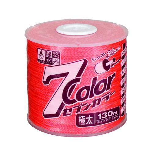 たくみ φ1.2mmx130m 蛍光水糸(ピンク/ハンドル付) 4805