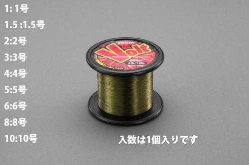 ESCO(エスコ) 0.41mmx 600m ナイロン糸(フッ素樹脂コーティング) EA628AW-6