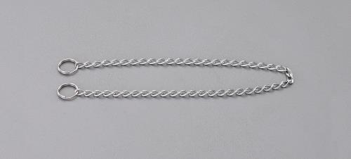 ESCO(エスコ) 1.6x400mm チェーン(ステンレス製/両端リング付) EA628SK-56