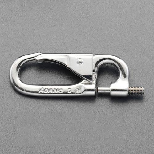 ESCO(エスコ) 6.0x75mm チェーンフック(ねじ式/ステンレス製) EA638JK-25