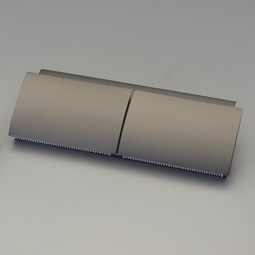 ESCO(エスコ) ワンハンド/トイレットペーパーホルダー(2連/マットブラック) EA638LD-44