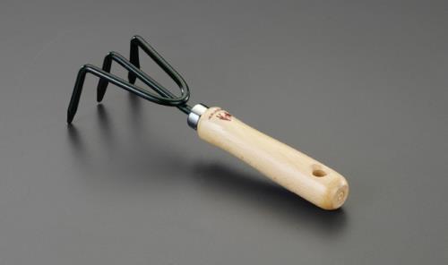 キンボシ 200mm 根かき(三本爪/スチール製) 1372