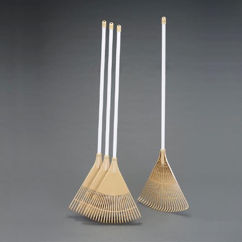 アイリスオーヤマ(IRIS OHYAMA) 430x1435mm 熊手(プラスチック製/4本) KU-43