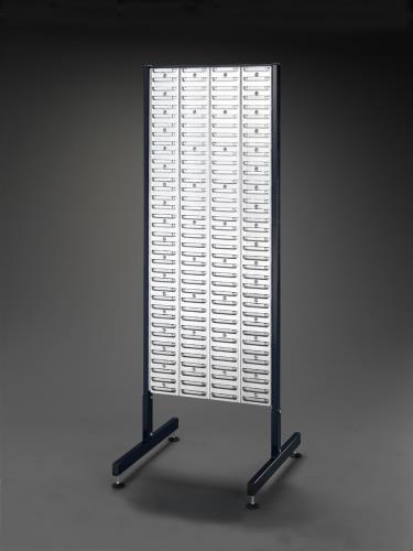 ESCO(エスコ) 571x570x1600mm パーツトレーラック EA661CB-100