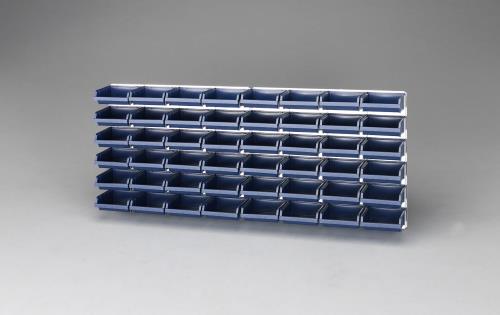 ESCO(エスコ) 1040x440mm パーツトレーセット(壁面用・48トレー付) EA661CB-48