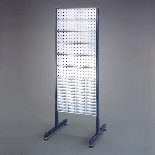 ESCO(エスコ) 571x570x1600mm トレー&クリップボードラック EA661CE-100