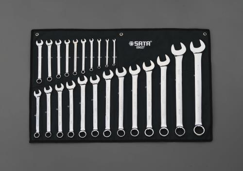 SATA Tools(サタツールズ) 6-32mm/23本組 片目片口スパナ 09027
