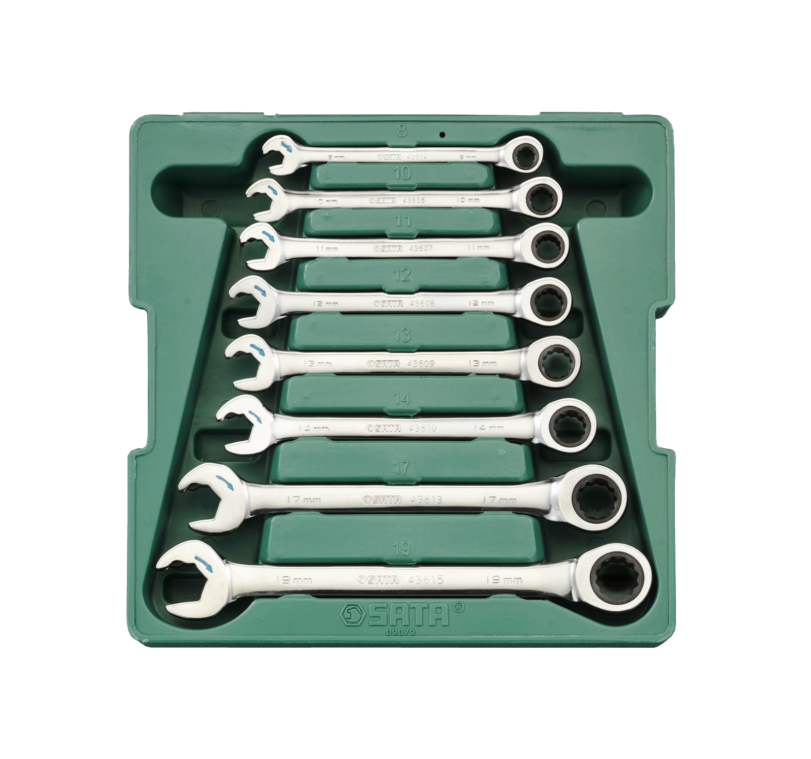 ダブルラチェットコンビネーションスパナセット