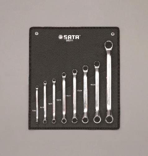 SATA Tools(サタツールズ) 8本組 メガネレンチ EA686AA-1A